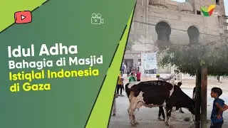 Idul Adha Bahagia di Masjid Istiqlal Indonesia Gaza - Kasih Palestina