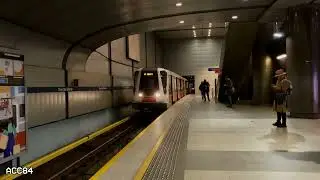 🚇 SIEMENS INSPIRO arriving at DWORZEC GDAŃSKI (Warsaw metro)
