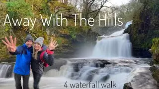 Winter Four Waterfalls Walk. Brecon Beacons.