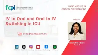 IV to Oral and Oral to IV Switching in ICU