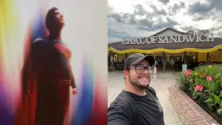 Earl of Sandwich Review at Disney Springs & Watching Superman! 