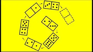 Pregunta resuelta del test de dominó (7 fichas en forma de espiral)