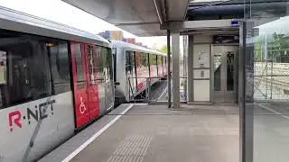 Aankomst M7 Metro 51 173 177 in Metrostation Lelylaan