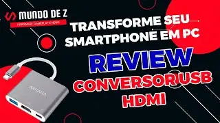 Adaptador USB para HDMI - Transforme seu Smartphone em um PC - Conversor