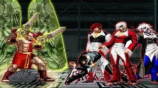 [Mugen KOF] Kratos vs Orochi Iori Team