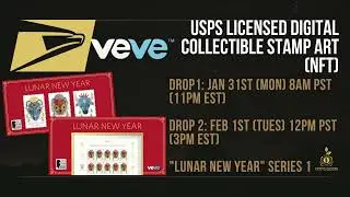 Quick 👀 at The Next 2 United States Postal Service (USPS) VeVe NFT Drops! As Little as $6!