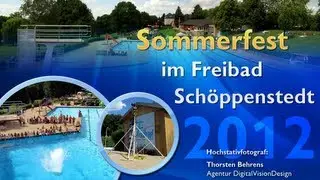 ► Mit dem Hochstativ auf dem Sommerfest im Freibad Sch&ouml;ppenstedt 2012
