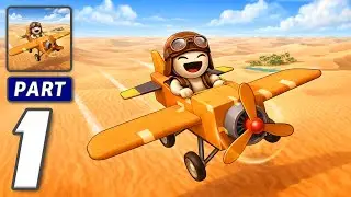 Fly Challenge: Build a Plane! - Gameplay Walkthrough Part 1 - Build Wings Take Flight (iOS, Android)