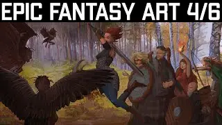 Epic Fantasy Art Environment and Characters (Clip Studio Paint) Out of my comfort zone! 4/6