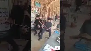 Persian Traditional Music Performance in a Historic Bazaar  Santur, Kamancheh & Oud