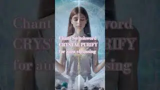 Switchword for aura cleansing! #healwithkripa #switchwordsbykripanidhisharma #auracleansing #crystal