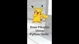Pikachu using Python Turtle