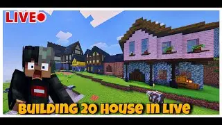 Expanding My Harbor & Building 20 Houses! | Minecraft Survival LIVE 🔥(Part - 10)