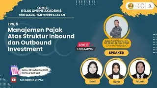 Manajemen Pajak atas Struktur Inbound dan Outbound Investment