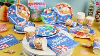 Beach Party Tableware Set