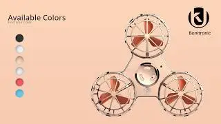 Amazing Flying Fidget Spinner Toy Drone Tricks & Unboxing - Bonitronic