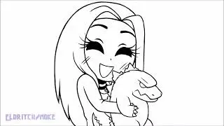 HUGGING CHIBI GODZILLA ANIMATION TEST