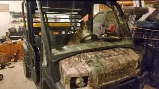 Установка Fisher PolyCaster на мой Kawasaki 4010 UTV