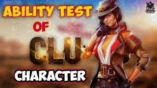 Free Fire CLU Character Ability Test | Clue Character in Garena free fire