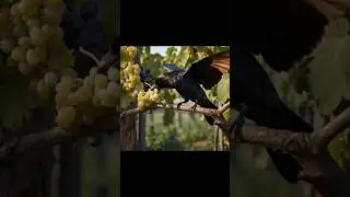 A beautiful crow #ai #aishorts #animation #crow #aiart #trend #shorts