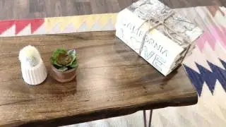 Woodwaves Bohemian Live Edge Coffee Table