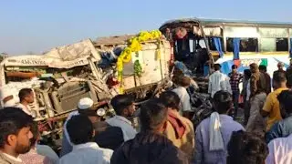 Jodhpur, Bus aur Trailer Ki Aamne-Samne Bhidant 4 Ki Maut, 17 Ghayal.