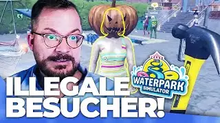 Auf der Suche nach illegalen Besuchern im Schwimmbad! | Waterpark Simulator