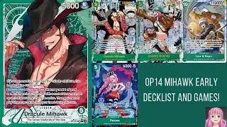 Mihawk Slashes up the Competition in OP14! Mihawk Decklist, Breakdown and Gameplay!