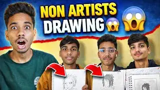 NON ARTIST DRAWING CHALLENGE 😱#art 