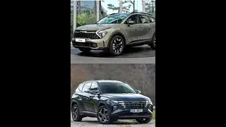 مقارنة بين كيا سبورتاج Kia Sportage 2022  و  هيونداى توسان Hyundai Tucson 2022