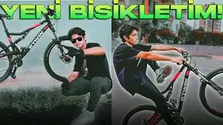 &Ouml;YLESİNE YENİ BİSİKLET ALDIM + İLK S&Uuml;R&Uuml;Ş | BTWIN ROCKRİDER 520s İnceleme Test