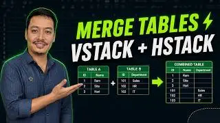 Excel मा VSTACK र HSTACK Function कसरी प्रयोग गर्ने? | Combine Tables सजिलै | Nepali Excel Tutorial