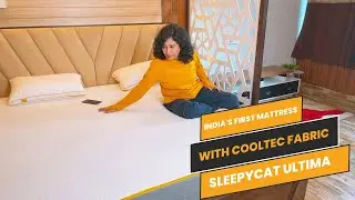 India's first mattress with AirGen Memory Foam | Sleepycat Ultima CoolTEC Fabric Mattress