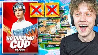 I Hosted a NO BUILDING Tournament for $100 in Fortnite... (no builds)