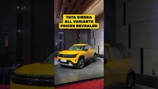 Tata Sierra PRICES OUT!
