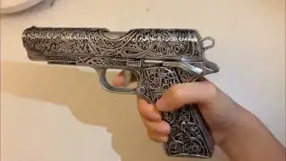 Creative Toy Gun | 100 Soft Bullets, 12 Shells & 2 Magazines | Textured Grip & Decorative Design
