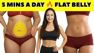 1 Minute Easy Exercise to lose bellyfat fast forever At Home 🔥No Running No Jumping No Equipment 