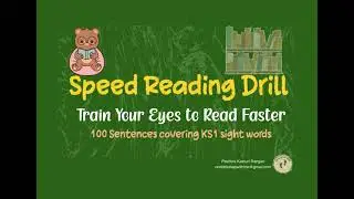 Speed Reading Drill - 100 sentences covering KS1 sight words