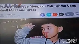 Bowo artis tik tok masuk Tv !!!