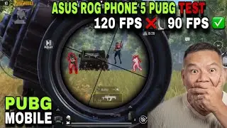 ASUS ROG PHONE 5 PUBG TEST | ROG PHONE 5 ULTIMATE PUBG GAME TEST | PUBG 90 FPS TEST | PUBG MOBILE