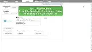 How to Add Company Logo and Contact details?