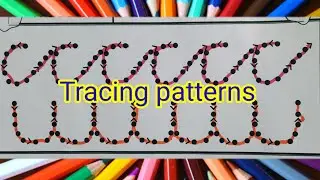Pattern Writing For Nursery Class |  Curve Lines | pattern worksheet for lkg |