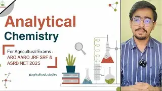 BASIC CONCEPTS OF CHEMICAL ANALYSIS - #rajasthan #aro #rpsc #aro #asrbnet2