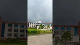 View while raining 🌧️ #cusb
