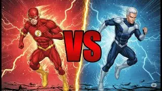 The Flash VS Quicksilver Speed Showdown