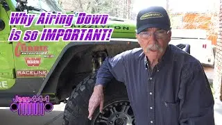 Why Airing Down is so IMPORTANT! Increasing the tire footprint and flex is key to improved traction.