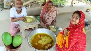পাতলা মুসুর ডাল রান্না | Masoor Dal Recipe With Raw Mango |