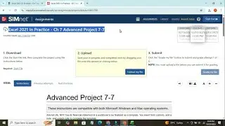 Excel 2021 In Practice Ch 7 Advanced Project 7-7 |Excel 2021 In Practice Ch 7 Advanced Project 7-7