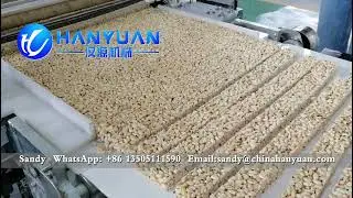Puffed Rice Candy Machine Rice Bar Equipment Rice Candy Bar Production Line#ricebar#machine