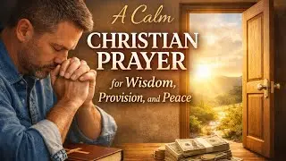 A Calm Christian Prayer for Wisdom, Provision, and Peace 🙏.